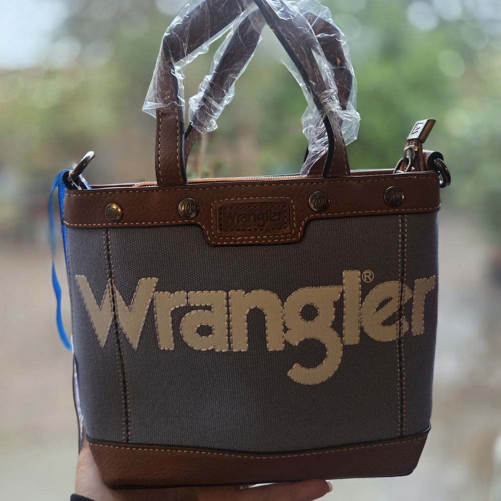 Wrangler Two-Tone Tote Bag
